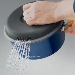 ست ظروف دو نفره جی اس آی مدل BUGABOO BASE کد 44222 رنگ سرمه ای