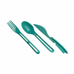ست قاشق و کارد و چنگال PROCOOK مدل TRAVEEL CUTERY SET3 PIECE رنگ کرم