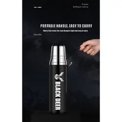 فلاسک بلک دیر حجم 900 میلی لیتر رنگ مشکی