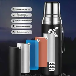 فلاسک بلک دیر حجم 900 میلی لیتر رنگ مشکی