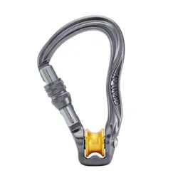 کارابین پیچ قرقره دار کایلاس مدل ROTA SG PULLEY کد EC202 رنگ نقره ای