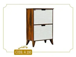 جاکفشی دو درب ام دی اف وکیوم مدل A200 بدنه ملامینه ضدخش