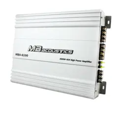 آمپلی فایر چهار کانال ام بی آکوستیک مدل MBacoustics MBA-6100