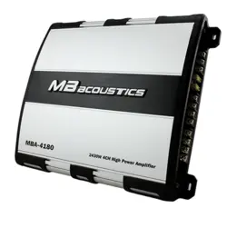 آمپلی فایر چهار کانال ام بی آکوستیک مدل MBacoustics MBA-4180