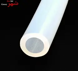شلنگ سیلیکونی غذایی آزمایشگاهی سفید سایز 5/8 میلیمتر