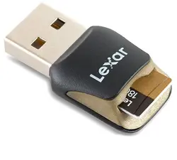 کارت حافظه microSDXC لکسار مدل Professional کلاس ۱۰ استاندارد UHS-II U3 سرعت ۱۸۰۰X همراه با ریدر USB 3.0 و آداپتور – ظرفیت ۱۲۸ گیگابایت