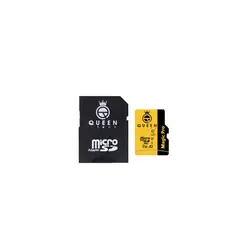 کارت حافظه microSDXC کوئین تک مدل magic pro 633X کلاس 10 استاندارد UHS-I U3 سرعت 95MBps ظرفیت 128 گیگابایت به همراه آداپتور SD