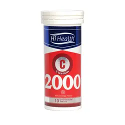 قرص جوشان ویتامین سی ۲۰۰۰ های هلث با طعم پرتقال خونی