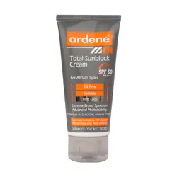کرم ضد آفتاب آقایان SPF50 آردن مناسب انواع پوست