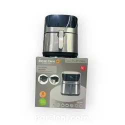 فروشگاه اینترنتی پارس لنج - سرخ کن رژیمی سبددار تمام استیل سیلور کرست 12لیتری 6091