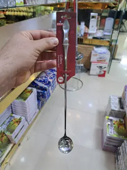 ملاقه استیل بلند داخل پارچ