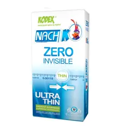 قیمت و خرید کاندوم نازک و نامرئی ناچ کدکس Kodex Zero Invisible بسته 12 عددی | پاورخان