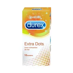 قیمت و خرید کاندوم دورکس مدل اکسترا داتس Extra Dots Stimulation بسته 10 عددی | پاورخان