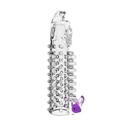 قیمت و خرید کاندوم سیلیکونی ژله ای خاردار موتوردار مدل گرگی (با ویبره قوی + قابل شستشو) | پاورخان