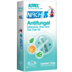 قیمت و خرید کاندوم ضد قارچ کدکس مدل Antifungal Nach Kodex بسته 12 عددی | پاورخان