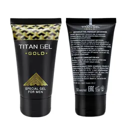 قیمت و خرید ژل اصل تیتان طلایی Gold حجم دهنده آلت آقایان ساخت روسیه (افزایش طول و حجم آلت آقایان) | پاورخان