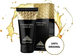 قیمت و خرید ژل اصل تیتان طلایی Gold حجم دهنده آلت آقایان ساخت روسیه (افزایش طول و حجم آلت آقایان) | پاورخان