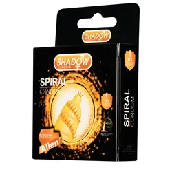 قیمت و خرید کاندوم فضایی چرخشی شادو مدل Spiral SHADOW بسته 1 عددی | پاورخان