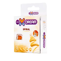 قیمت و خرید کاندوم فضایی چرخشی ایکس دریم مدل XDream Spiral بسته 1 عددی | پاورخان