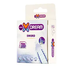 قیمت و خرید کاندوم فضایی شمشیری ایکس دریم مدل XDream Sword بسته 1 عددی | پاورخان