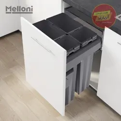 سطل زباله 4 قلو ریلی 94 لیتری 9022 مکس بین ملونی