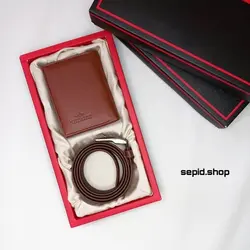 ست هدیه کیف و کمربند مردانه کد 109 - سپید شاپ