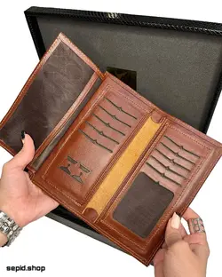 ست هدیه جعبه پوستماری مردانه چرمسال کد 105 - سپید شاپ