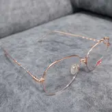 فریم عینک طبی زنانه رلی پنگ مدل پروانه ای استیل کد 061