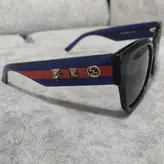 عینک آفتابی زنانه مدل گربه ای دسته برجسته پلاریزه کد 96 UV400