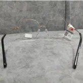 فریم عینک طبی زنانه رلی پنگ مدل چند ضلعی استیل کد 057