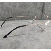 فریم عینک طبی زنانه رلی پنگ مدل چند ضلعی استیل کد 057