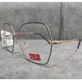 فریم عینک طبی زنانه رلی پنگ مدل چند ضلعی استیل کد 057