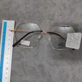 فریم عینک طبی زنانه رلی پنگ مدل چند ضلعی استیل کد 057