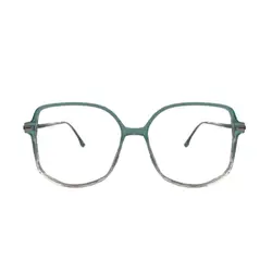 فریم عینک طبی زنانه مدل چند ضلعی فریم شفاف کد 037 UV400