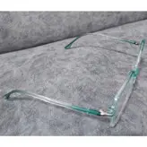 فریم عینک طبی زنانه مدل چند ضلعی فریم شفاف کد 037 UV400