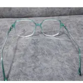 فریم عینک طبی زنانه مدل چند ضلعی فریم شفاف کد 037 UV400