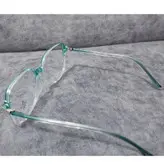 فریم عینک طبی زنانه مدل چند ضلعی فریم شفاف کد 037 UV400