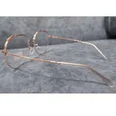فریم عینک طبی زنانه رلی پنگ مدل چند ضلعی استیل کد 051