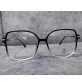 فریم عینک طبی زنانه مدل چند ضلعی فریم شفاف کد 038 UV400