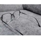 فریم عینک طبی زنانه مدل چند ضلعی فریم شفاف کد 038 UV400