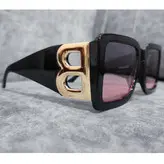 عینک آفتابی زنانه مدل مربعی کائوچو کد 0100 UV400