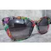 عینک آفتابی زنانه مدل گربه ای طرح گل کد 0120 UV400