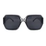 عینک آفتابی زنانه مدل فرم شفاف چند ضلعی UV400