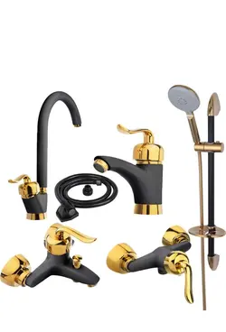 ست شیر آلات بهداشتی ایلمان مدل سیما B.G508 مجموعه 6 عددی