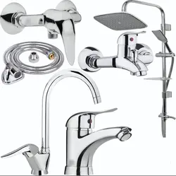 ست شیر آلات بهداشتی آلوارز مدل اردکی SD8387 مجموعه 6 عددی