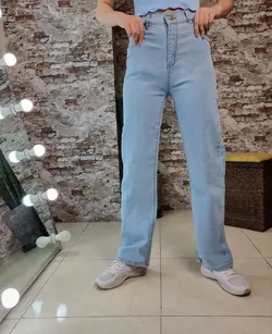 شلوار جین مدل واید استایل زنانه