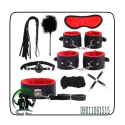 ست کامل ده تیکه بی دی اس ام چرم و خز درجه یک (ارباب برده ای) BDSM