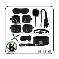ست کامل ده تیکه بی دی اس ام چرم و خز درجه یک (ارباب برده ای) BDSM