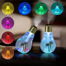 بخور سرد و رطوبت ساز-طرح لامپ چراغ دار حجم ۴۰۰ میل مدل Bulb با ضمانت یکماهه