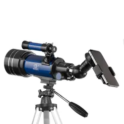 تلسکوپ 40070اپتیک شکستی دارای هولدرموبایل بزرگتمایی66xلنز1.5xerectorنقطه یاب چپقی 90درجه تصویر HD